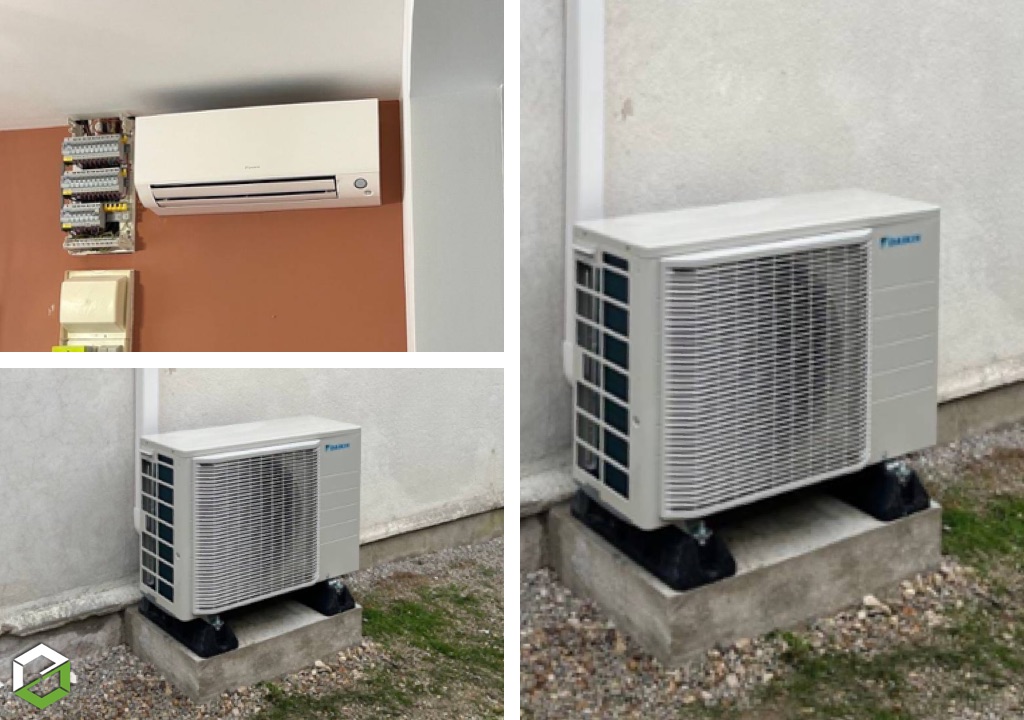 installation d’une climatisation daikin perfera 