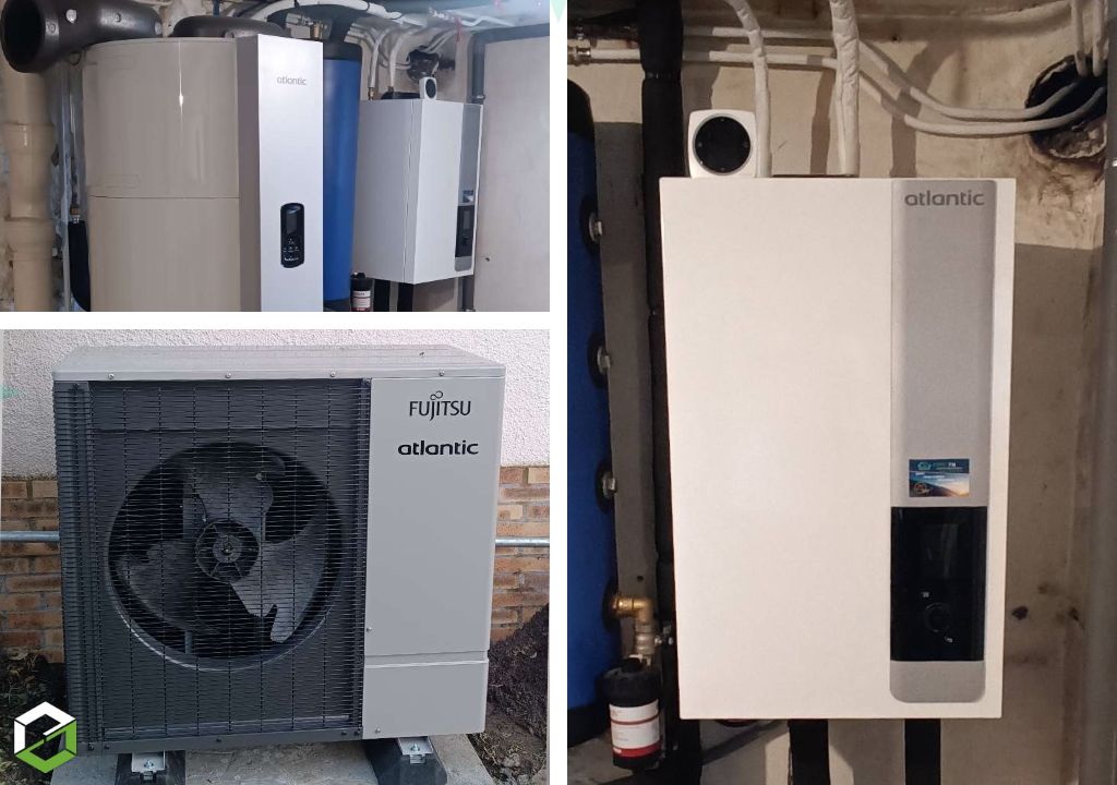 Installation PAC chauffage seul – ATLANTIC ALFEA EXCELLIA S 12 kW