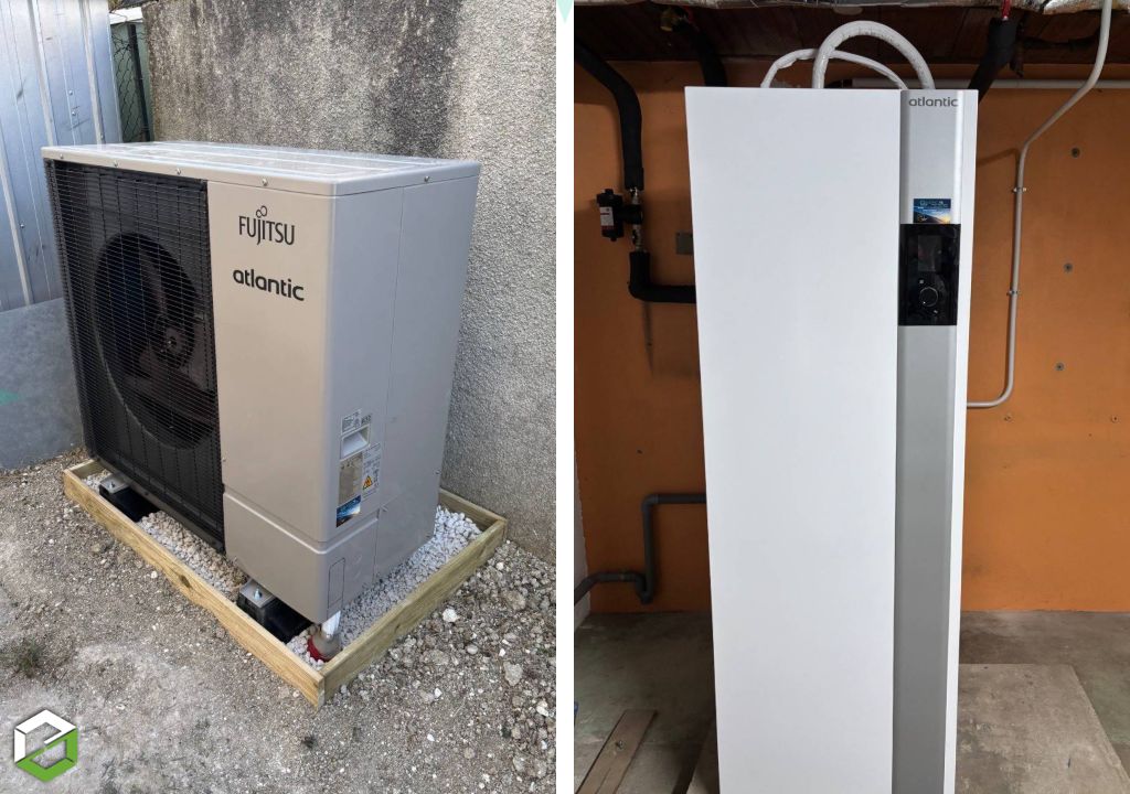 Consultez la chantier : installation pac alfea excelia atlantic sduo tri