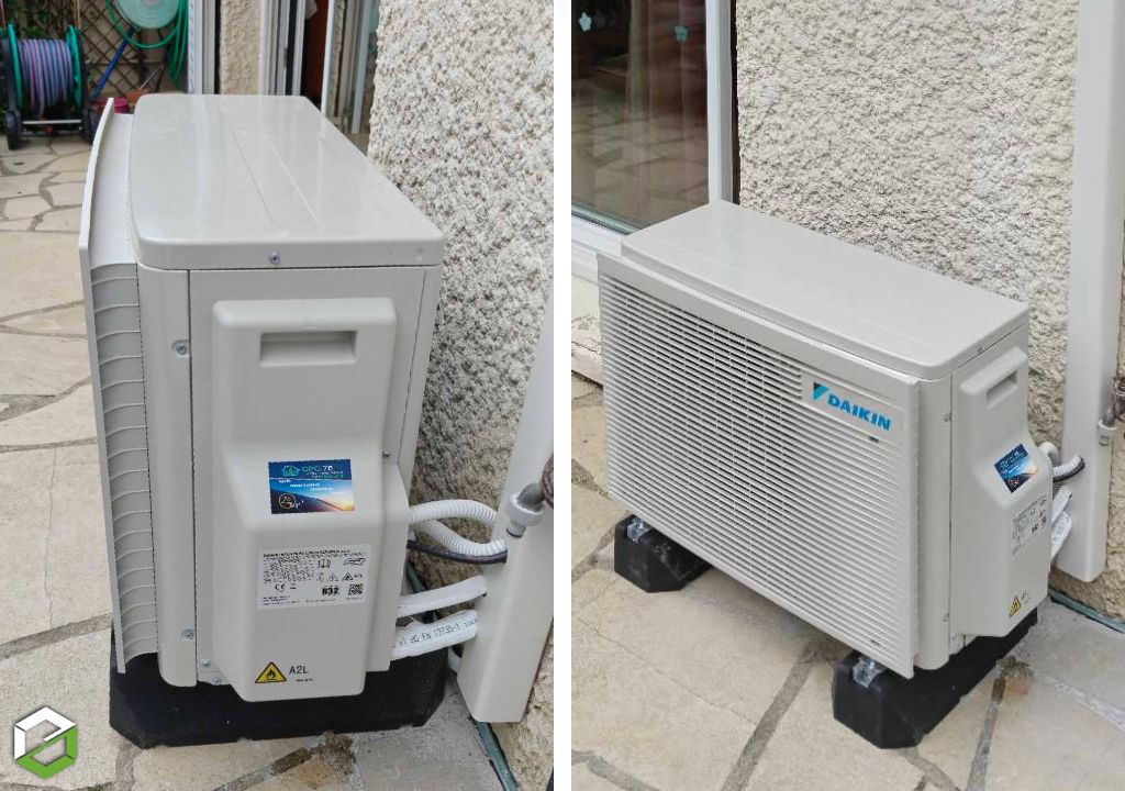 Consultez la chantier : installation climatisation daikin stylish mono splits