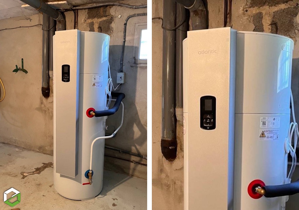 installation d’un ballon thermodynamique 200l – atlantic calypso