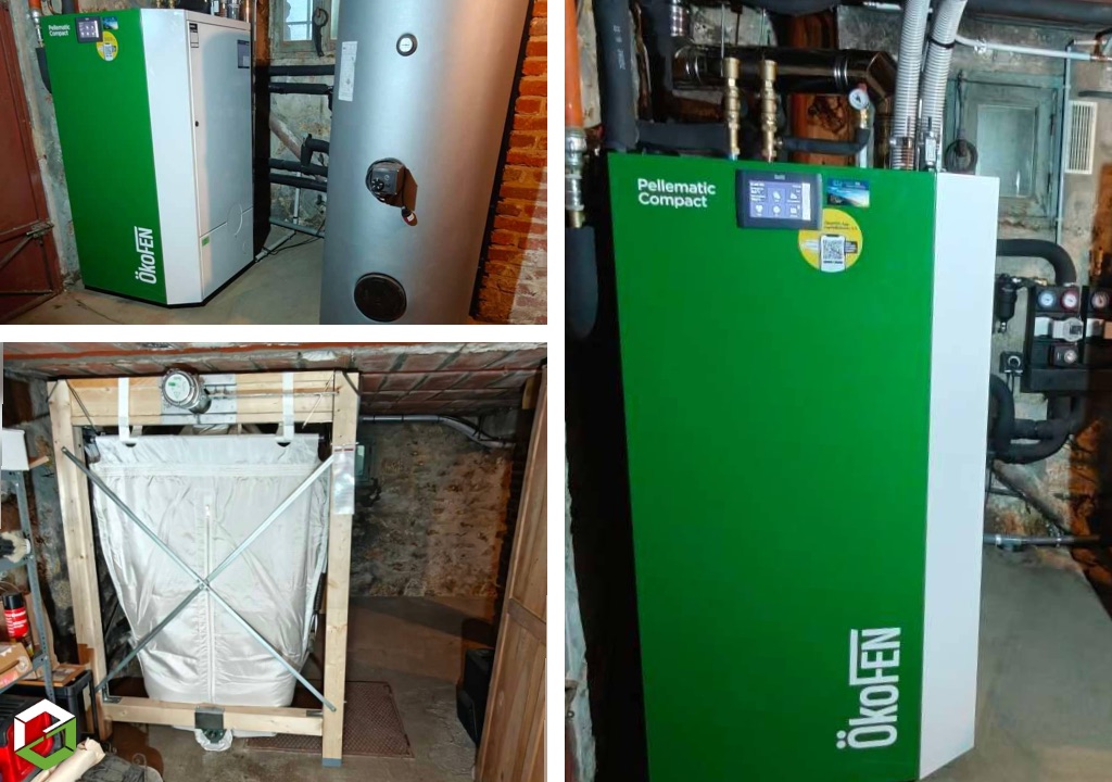 installation chaudière à granulés okofen pellematic compact 16 kw par cpc 78