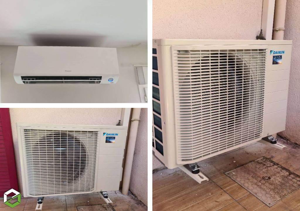 Nouvelle installation de climatisation DAIKIN PERFERA MONO SPLIT