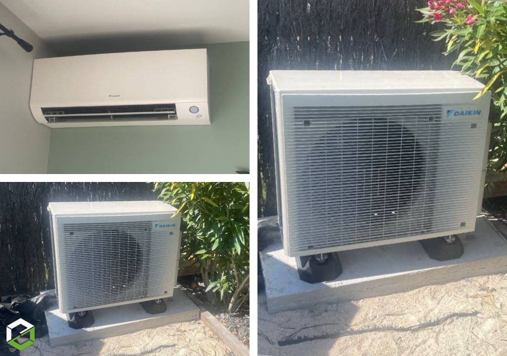 Installation de climatisation 3 PERFERA STYLISH de marque Daikin
