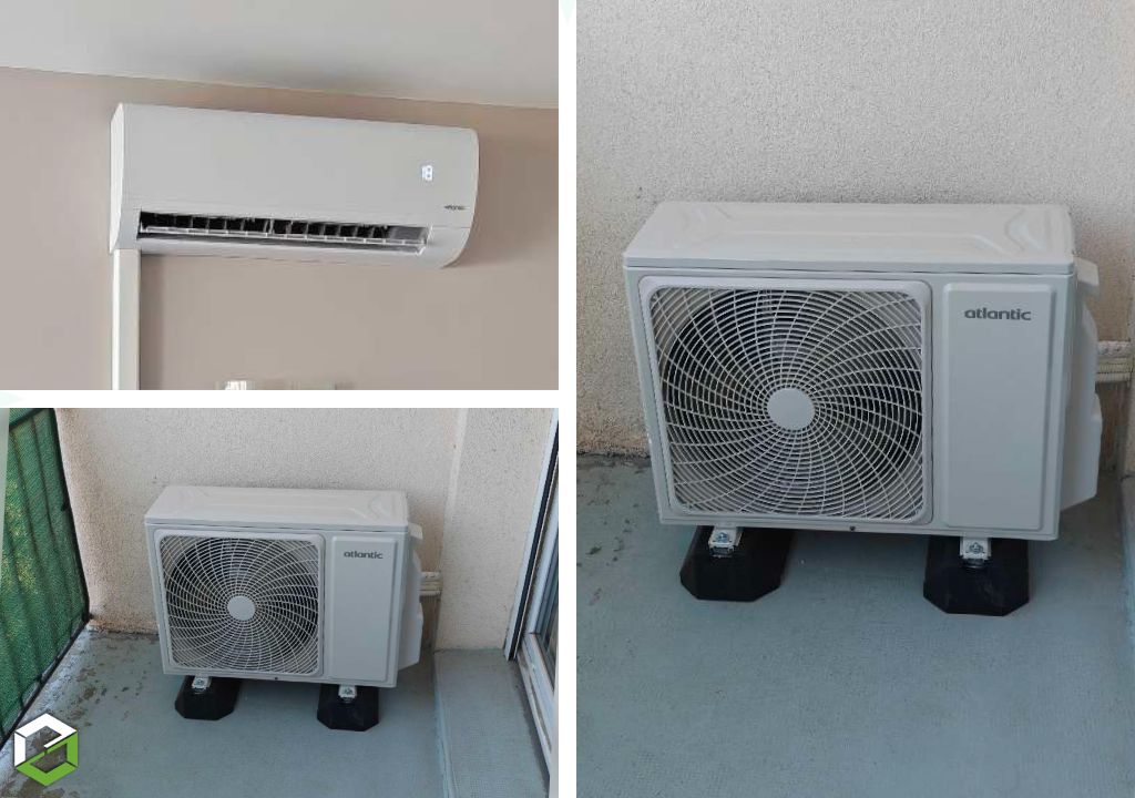 Installation d'une climatisation ATLANTIC MURAO SMART MONOSPLITS 2,7 KW