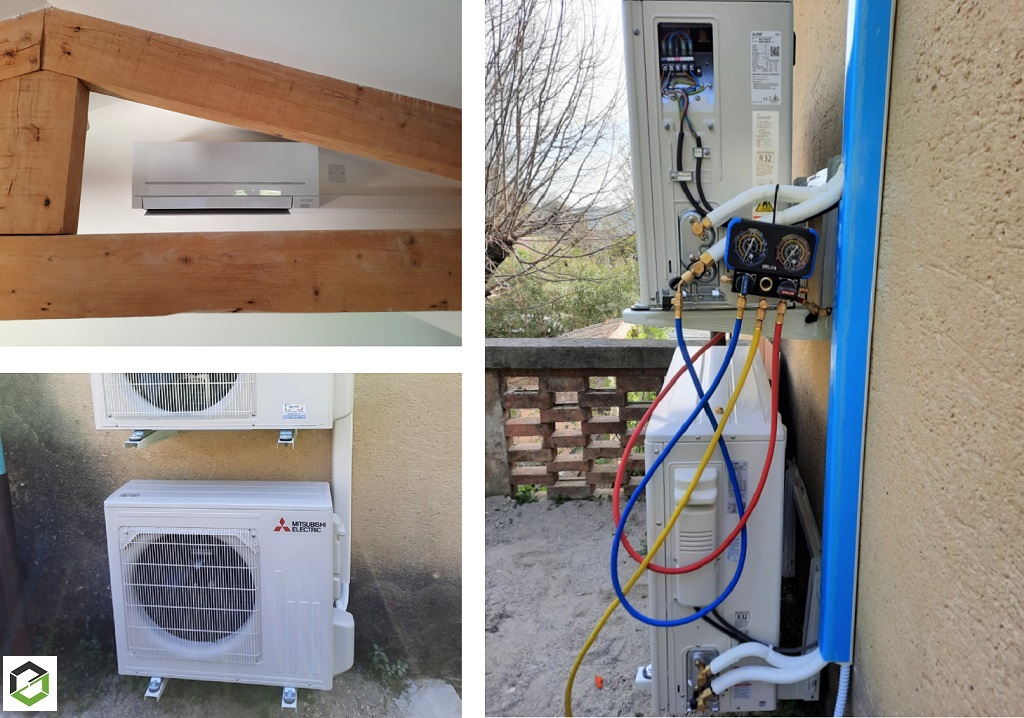 installation et mise en service  climatiseur mitsubishi msz-ap