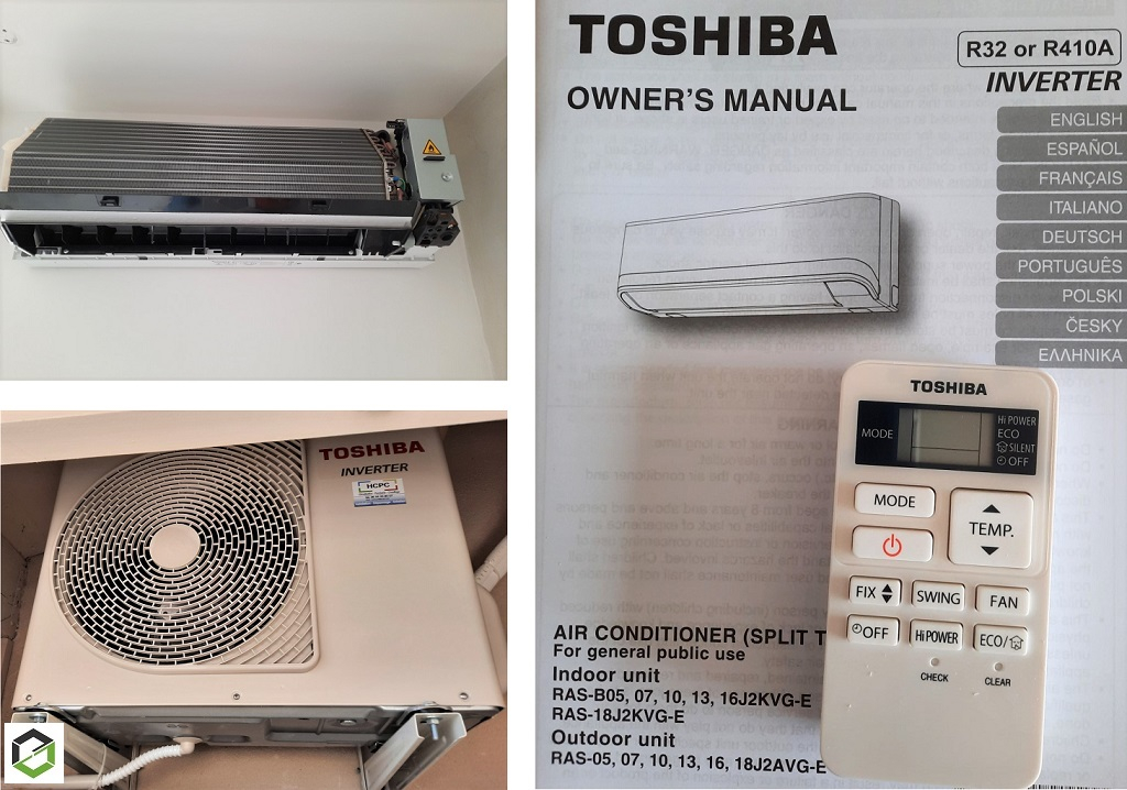pose et mise en service climatiseur toshiba seiya
