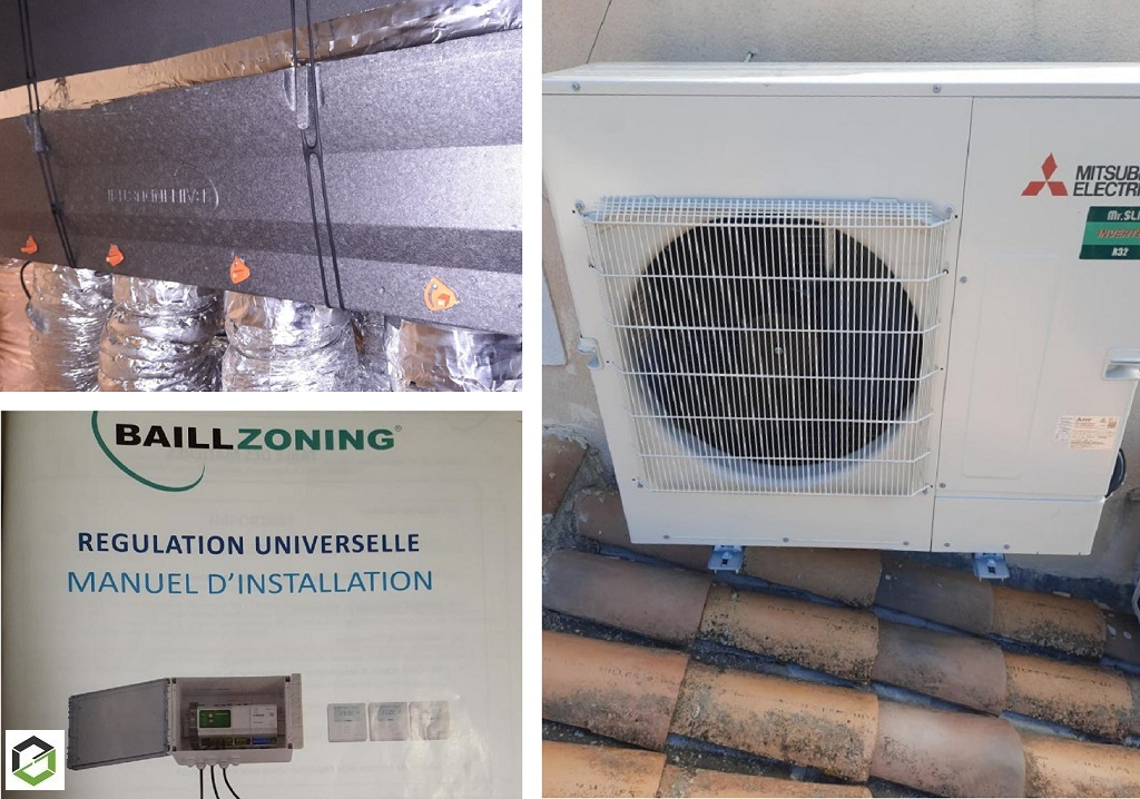 Consultez la chantier : mise en service climatisation gainable mitsubishi