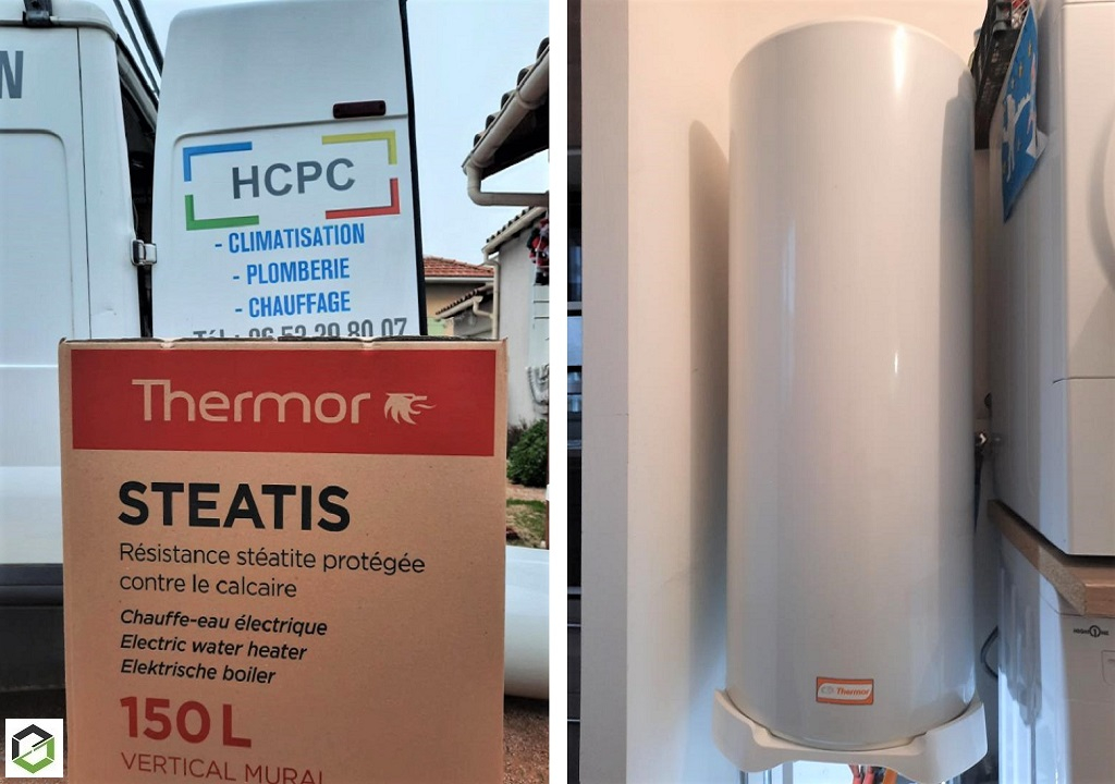 remplacement d'un chauffe eau thermor
