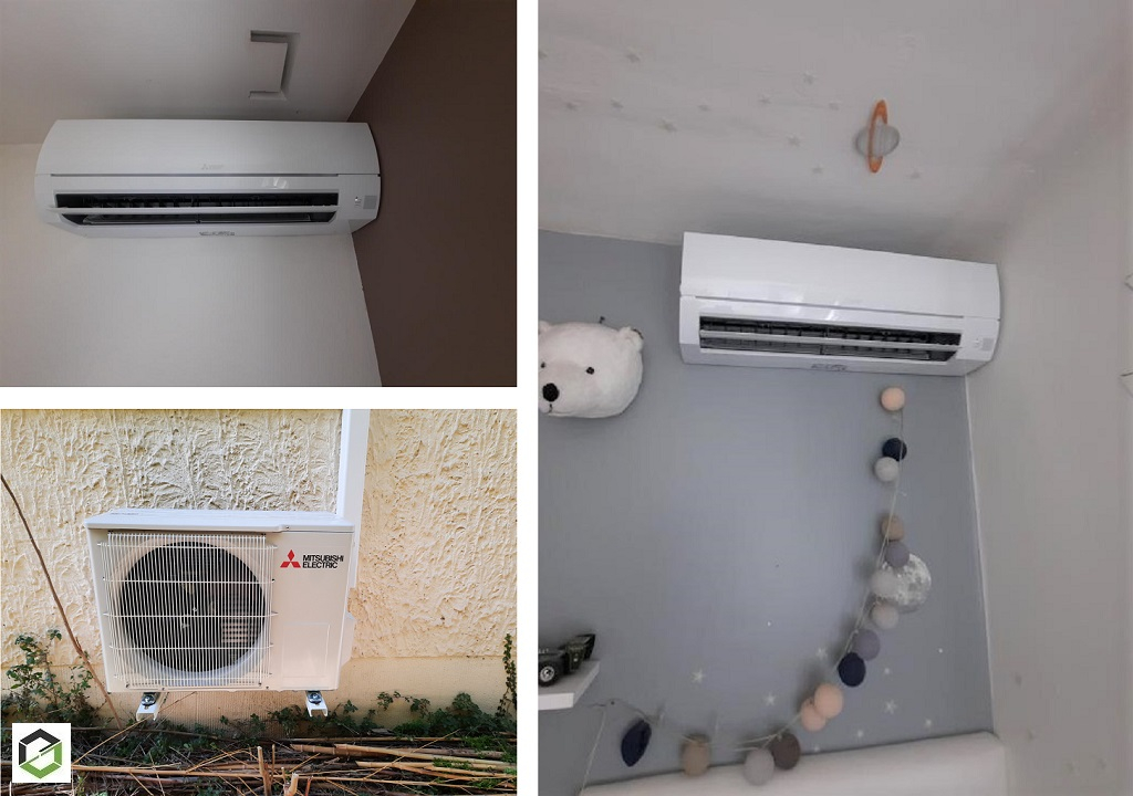 Installtion de climatisation Mitsubishi