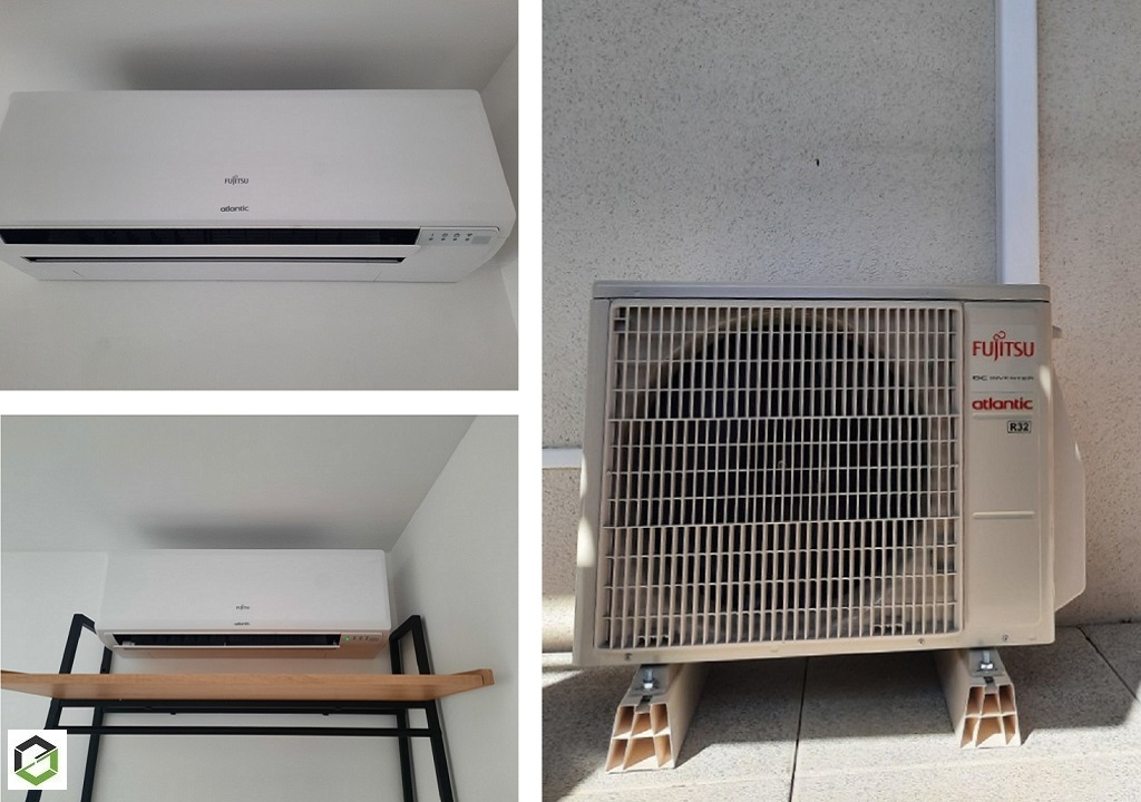 Consultez la chantier : pose et mise en service climatisation