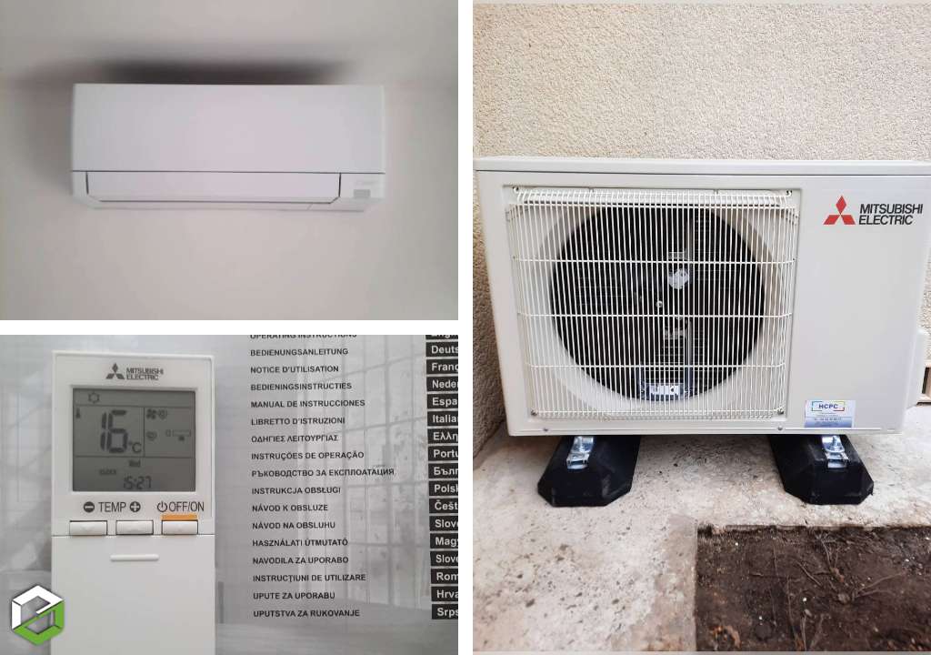 Consultez la chantier : pose et mise en service climatisation mitsubishi electric - rge qualipac