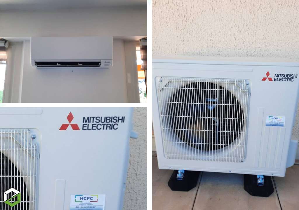 Consultez la chantier : installation climatisation mono split mitsubishi ay entreprise rge qualipac