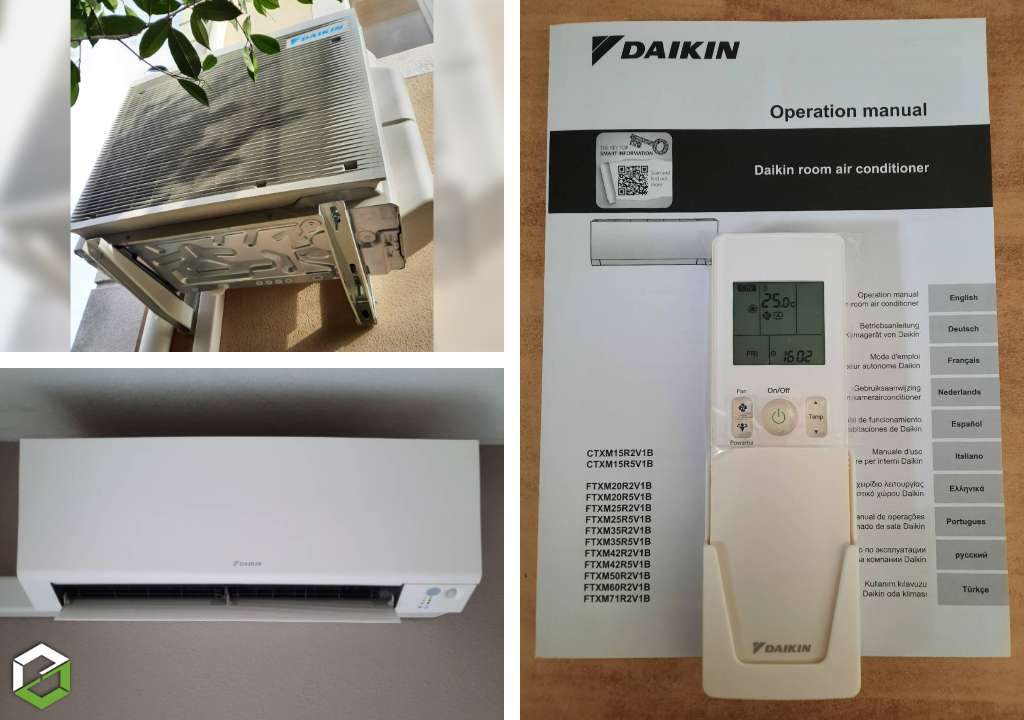 installation et mise en service climatiseur multi-split daikin - entreprise hcpc - rge qualipac