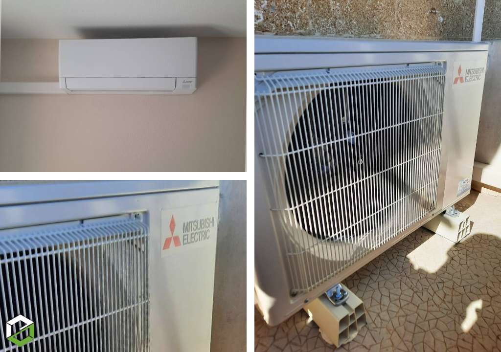 pose climatiseur mono split mitsubishi ay entreprise rge qualipac
