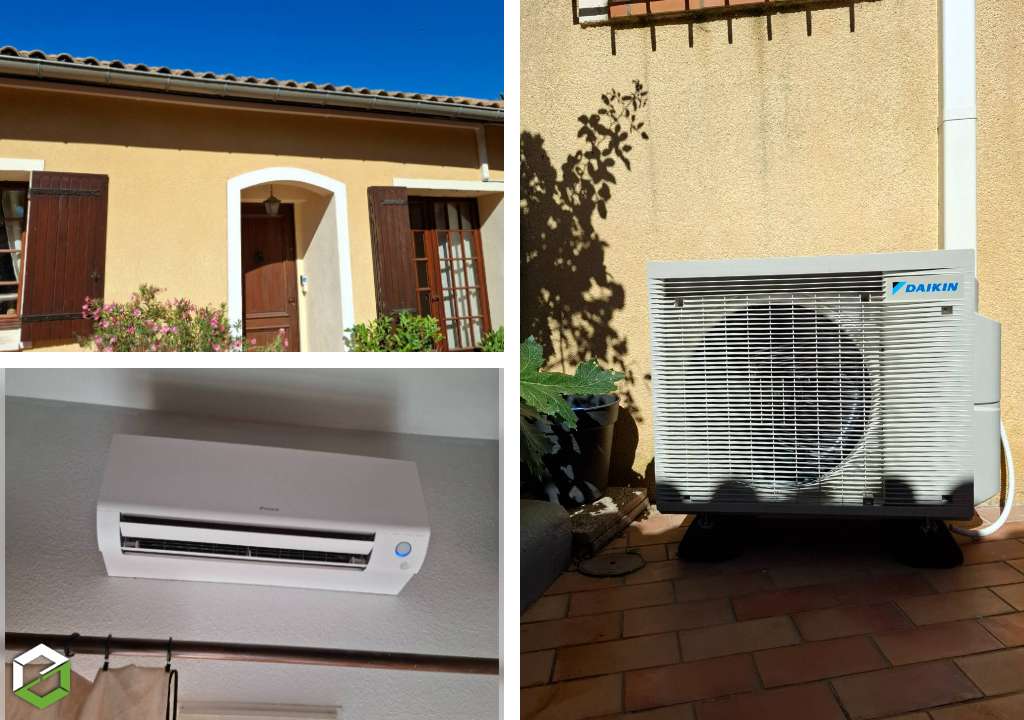 installation et mise en service pompe a chaleur multi-split daikin - entreprise rge qualipac