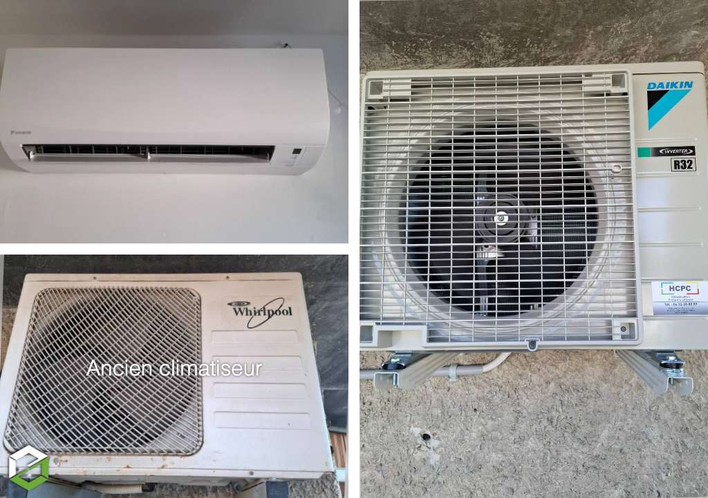 remplacement d'une climatisation hors-service par une climatisation rÉversible daikin - entreprise rge
