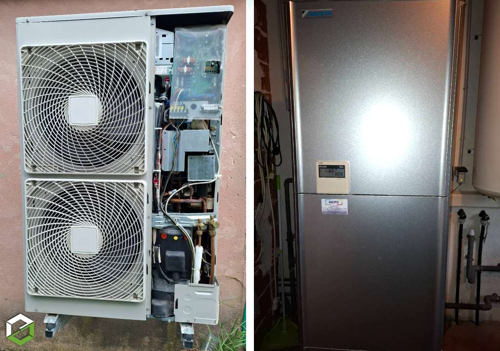 Consultez la chantier : entretien d'une pompe à chaleur daikin altherma
