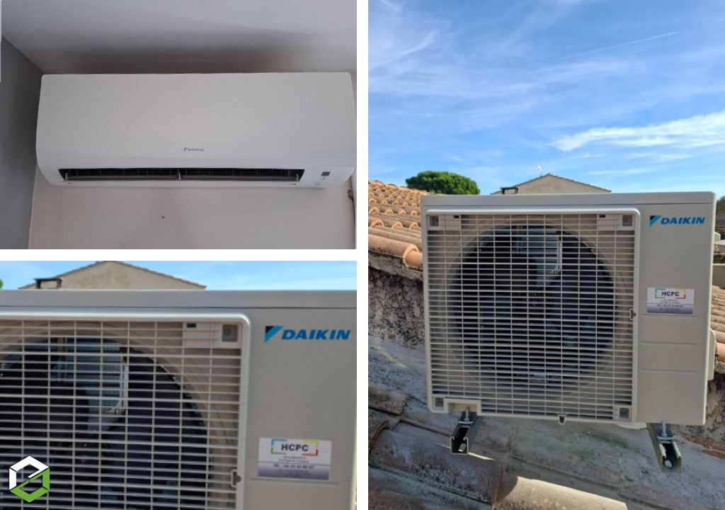 Consultez la chantier : vente et mise en service climatiseur daikin