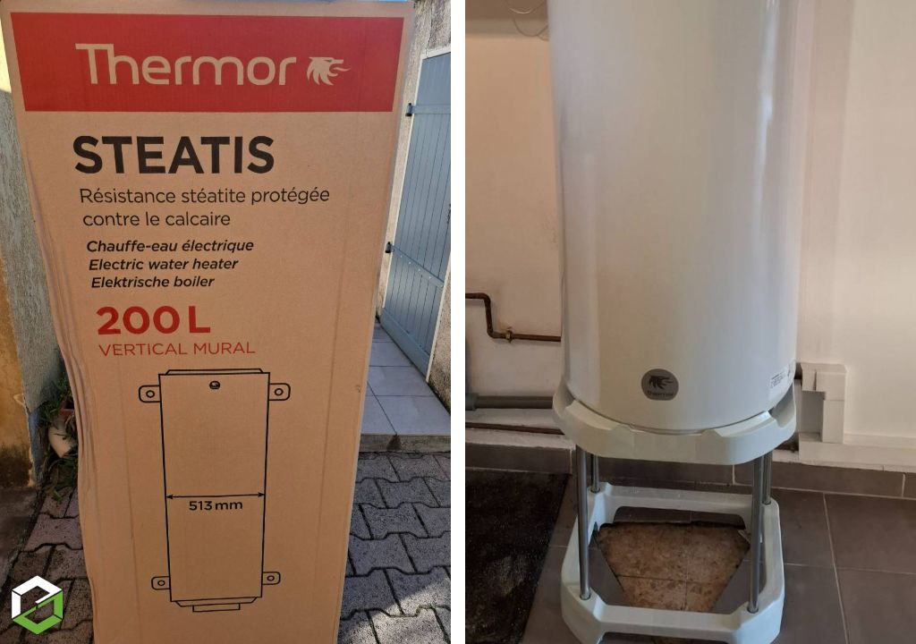 Consultez la chantier : dépannage plomberie remplacement chauffe-eau 