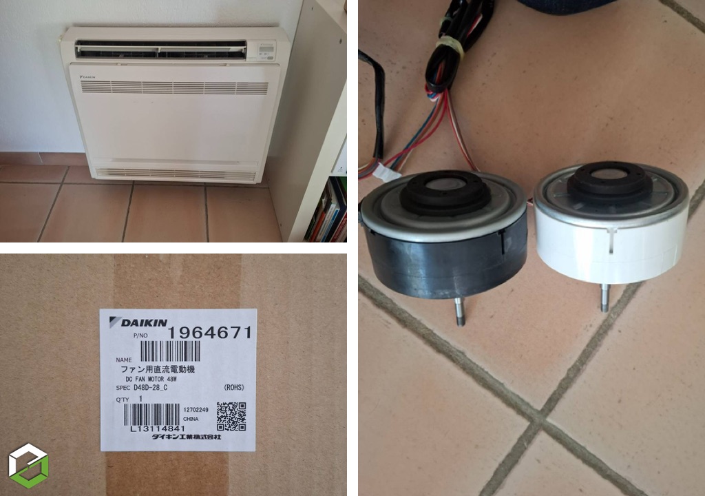 Consultez la chantier : depannage climatisation daikin défaut sur moteur de ventilation