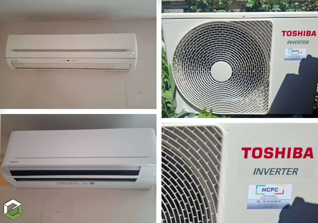 Consultez la chantier : remplacement climatisation hors-service par un mono-split toshiba