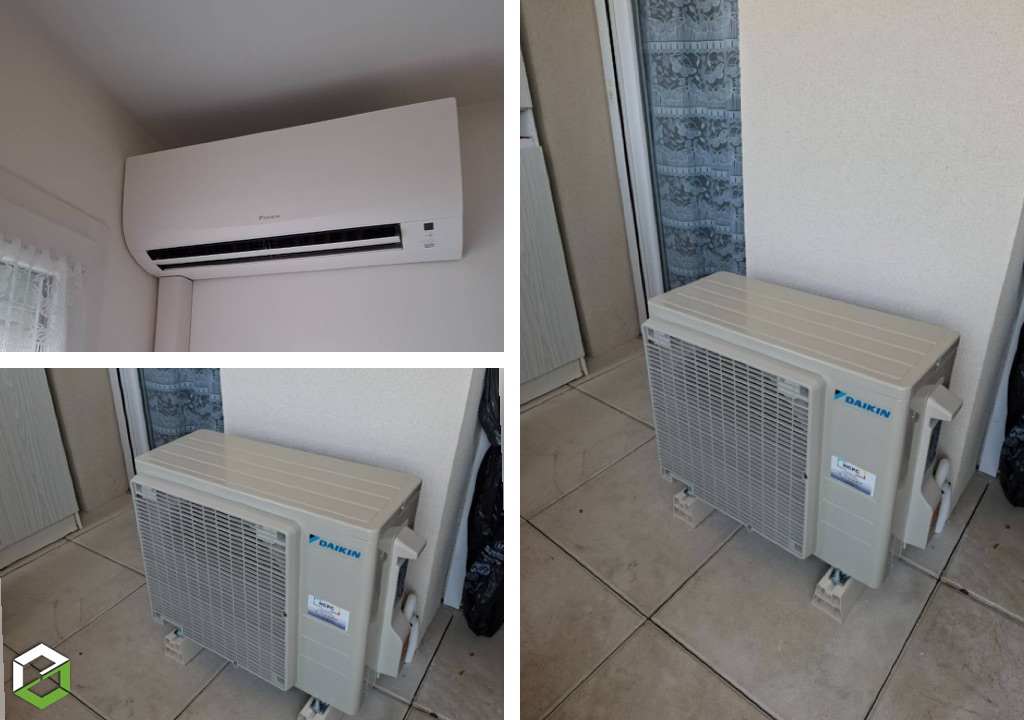 pose climatiseur daikin rapidement