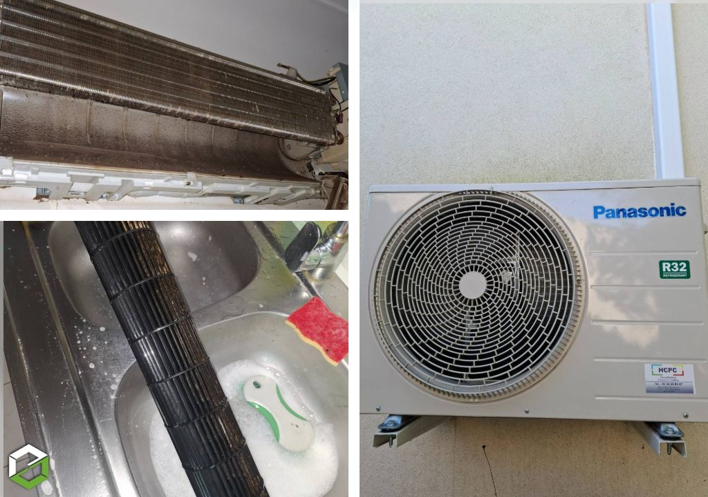 Consultez la chantier : nettoyage climatisation panasonic 