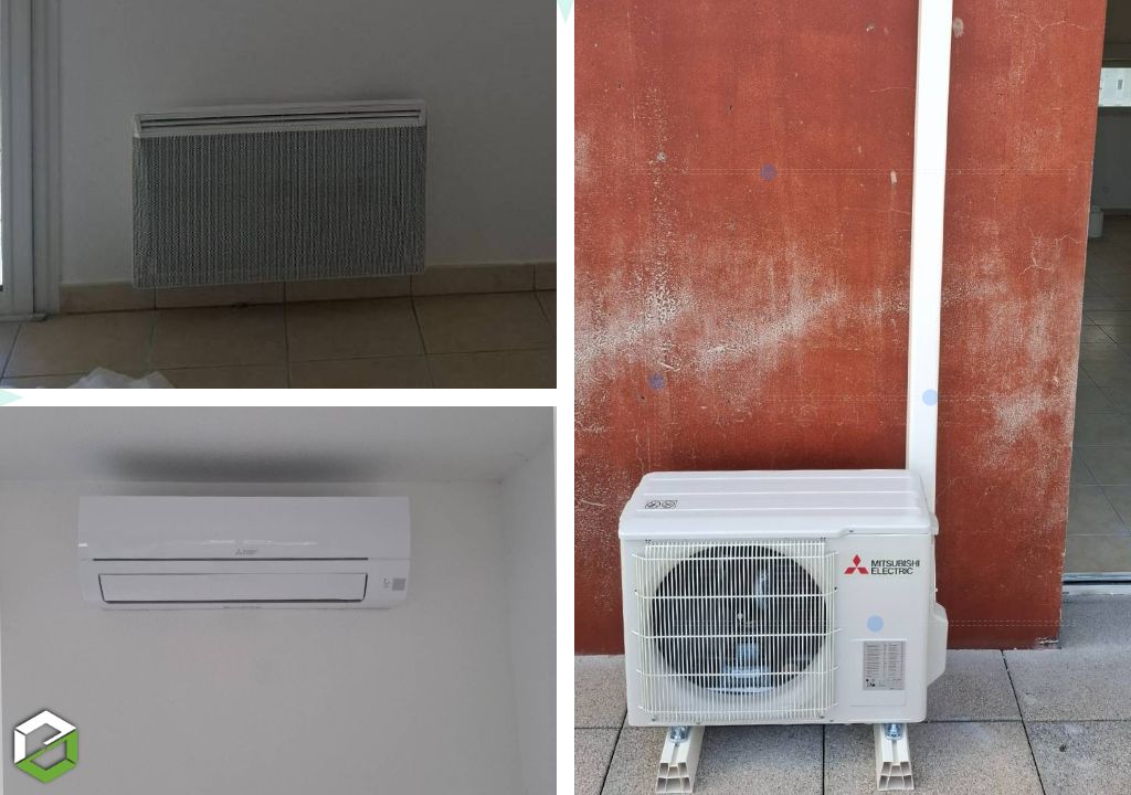 installation climatisation pour amélioration étiquette énergétique dpe