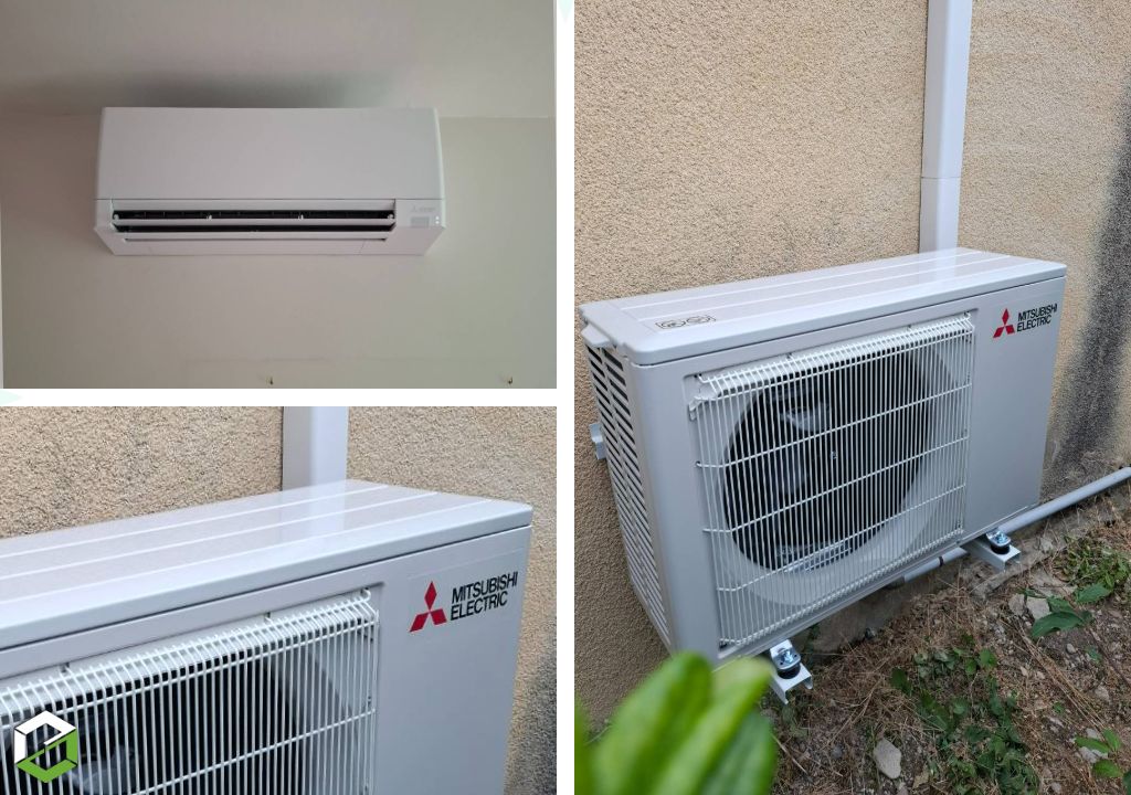 Installateur climatiseur réversible Mitsubishi Electric 