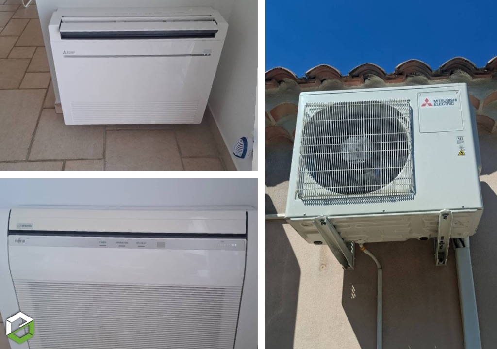 Dépannage climatiseur multi-split, mural et console Mitsubishi