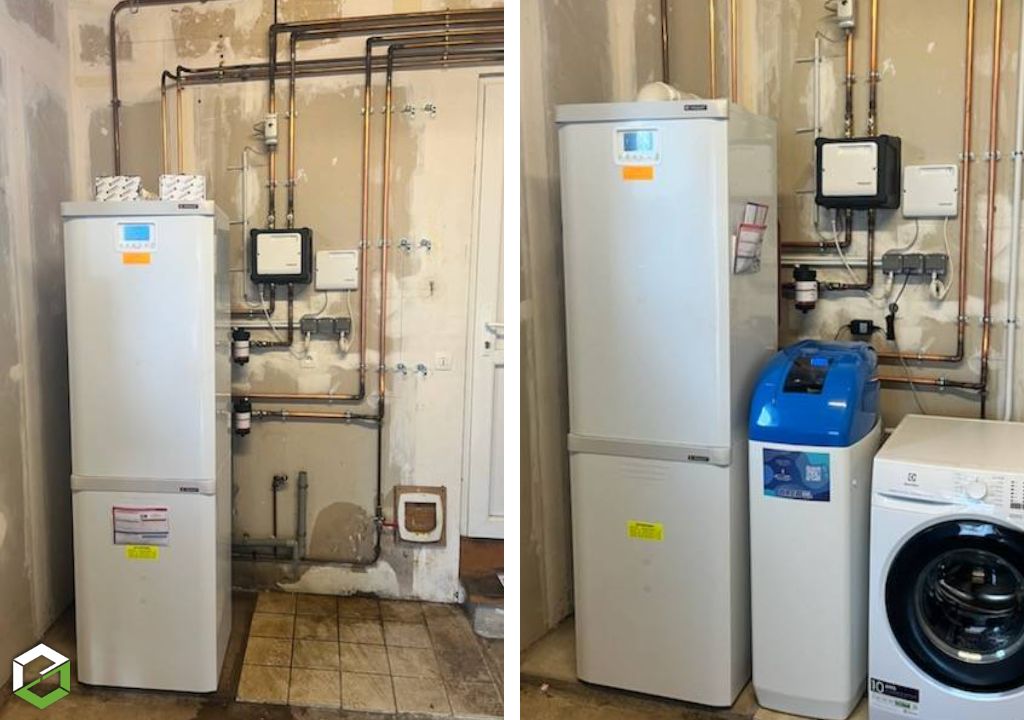 Installation d'une chaudière gaz à condensation Frisquet de 32KW
