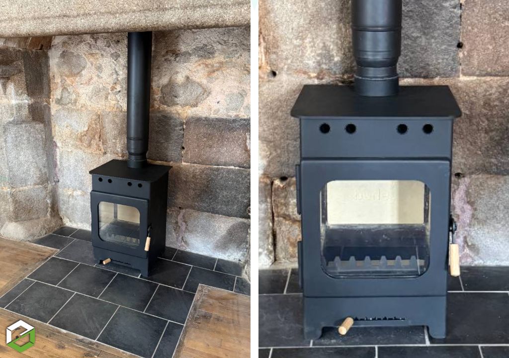 Installation d'un poêle à Bois/Bûche BURLEY par un installateur certifié RGE QualiBois-Deux Sèvres (79)