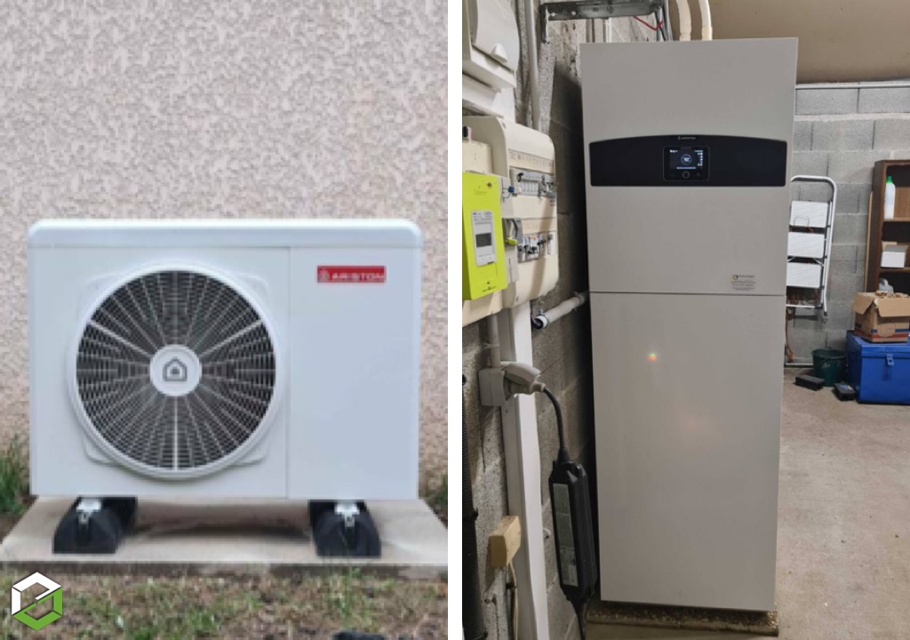 Remplacement d'une chaudière gaz par une pompe à chaleur air eau - Brignais