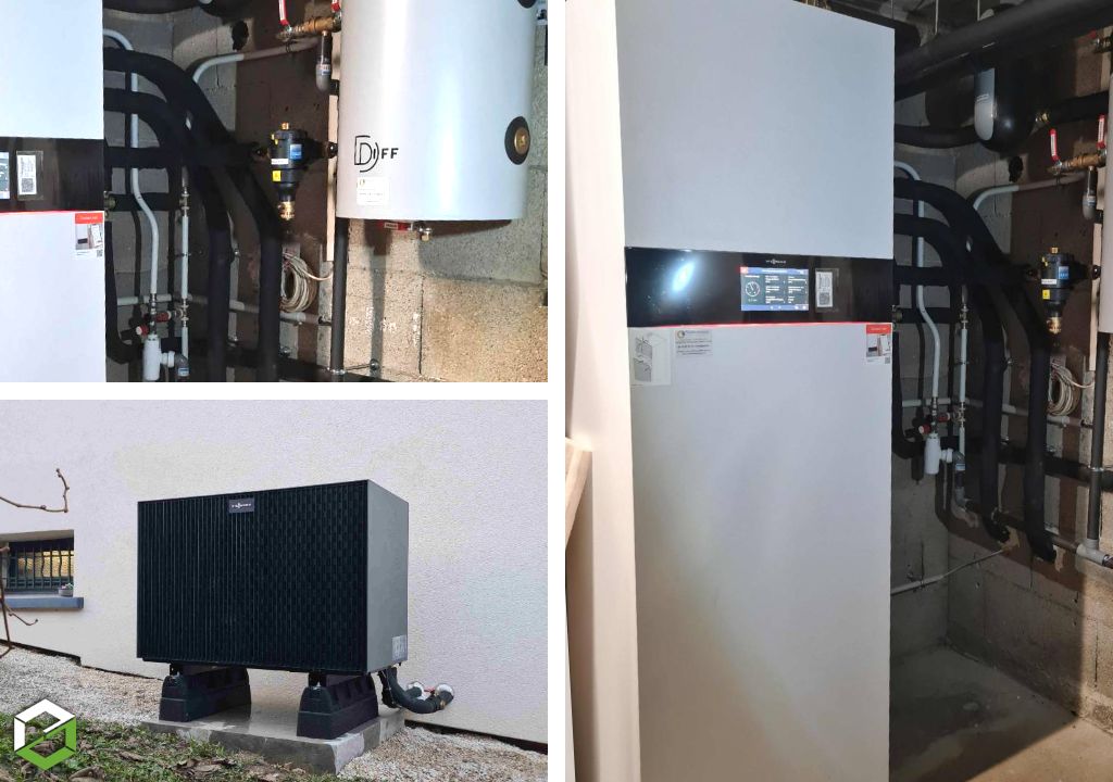 Installation d'une pompe à chaleur Viessmann sur Messimy - Planète Energies