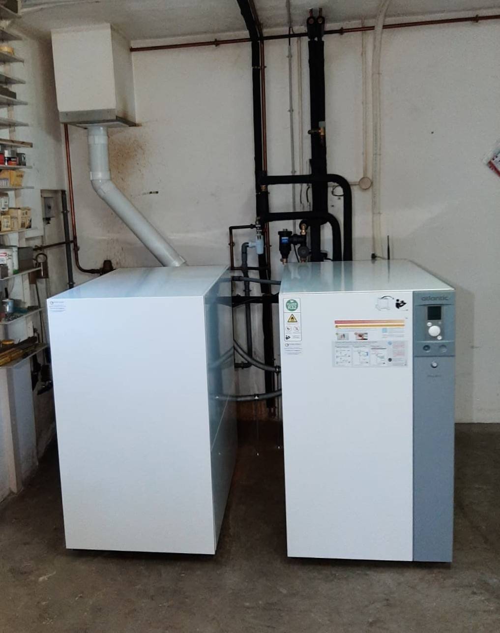 Installation d’une pompe à chaleur air-eau hybride fioul à Saint-Genis-Laval (69) – remplacement d’une chaudière fioul