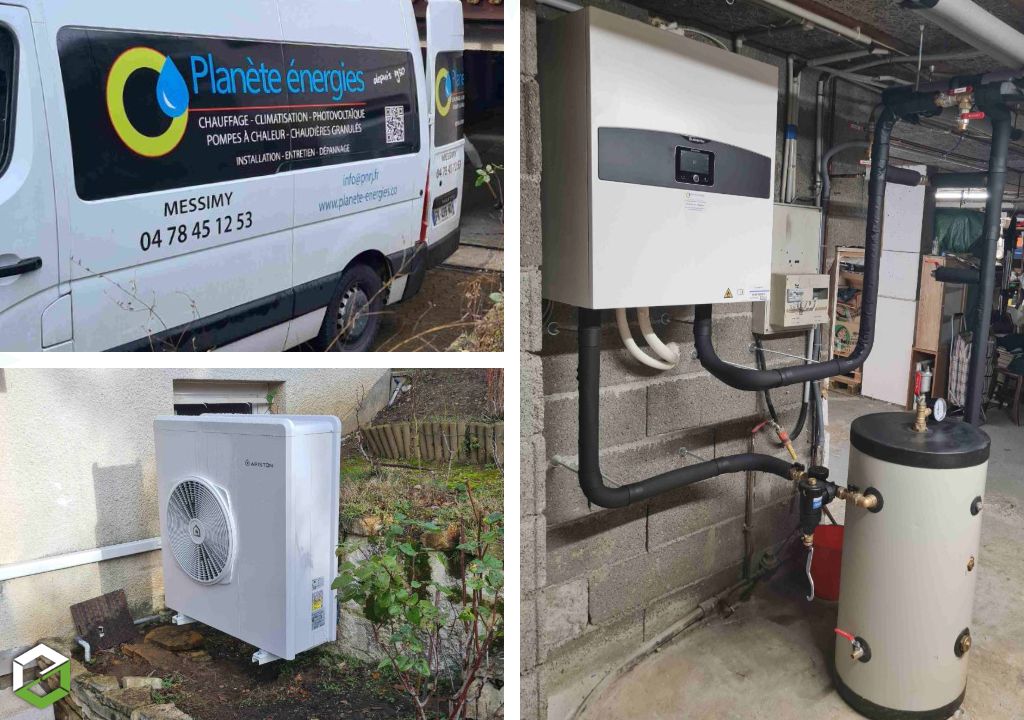 Remplacement pompe à chaleur air eau - Craponne