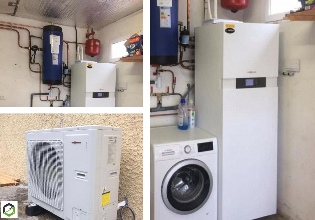 Consultez la chantier : installation d'une pompe à chaleur - entreprise rge qualipac