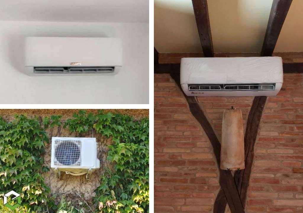 Consultez la chantier : installation de deux climatisations réversibles oertli de 3.5 kw et 5 kw - entreprise rge qualipac