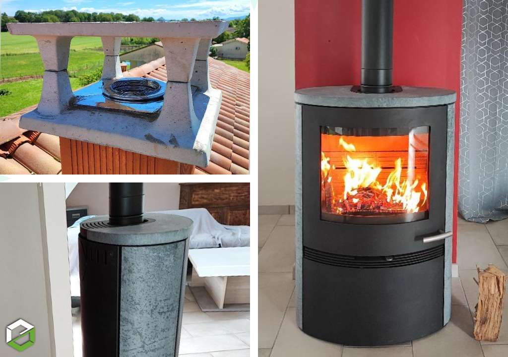 Vente, pose et mise en service d'un Poêle à bois Termatech TT22 HS - RGE Qualibois