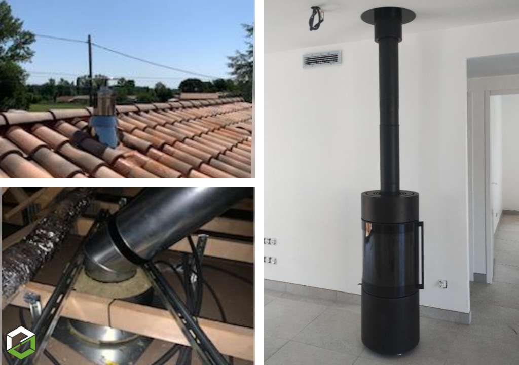 Consultez la chantier : vente, installation et mise en service d'un poêle à bois paso xs de la marque spartherm - rge qualibois