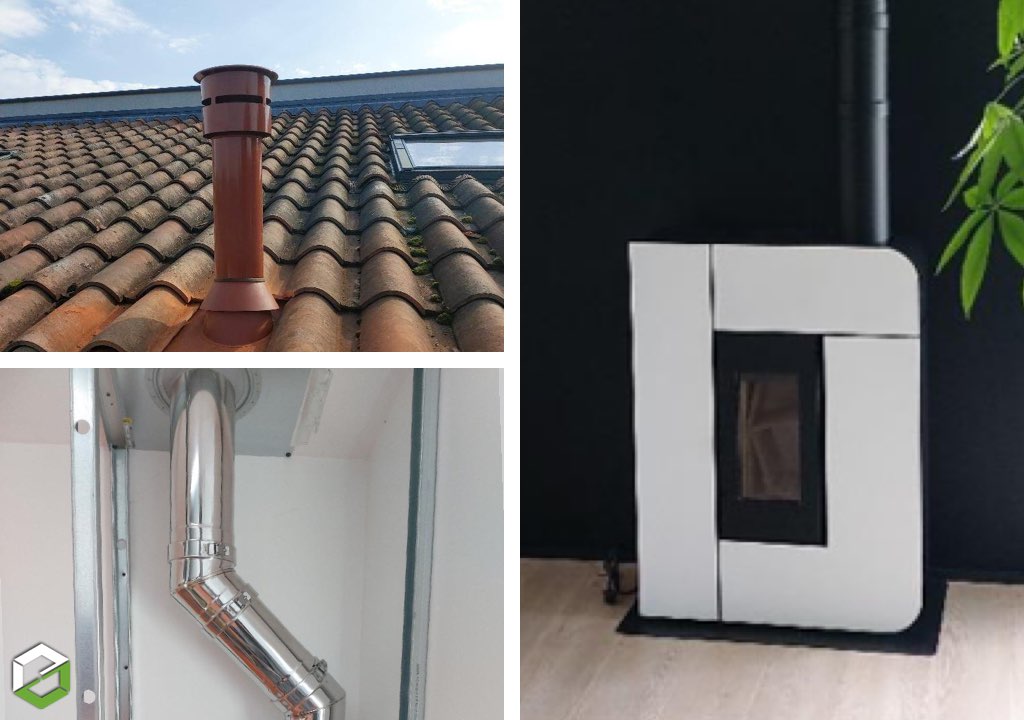 Consultez la chantier : vente, installation et mise en service d'un poêle à granulés de bois altéa de la marque mcz - rge qualibois