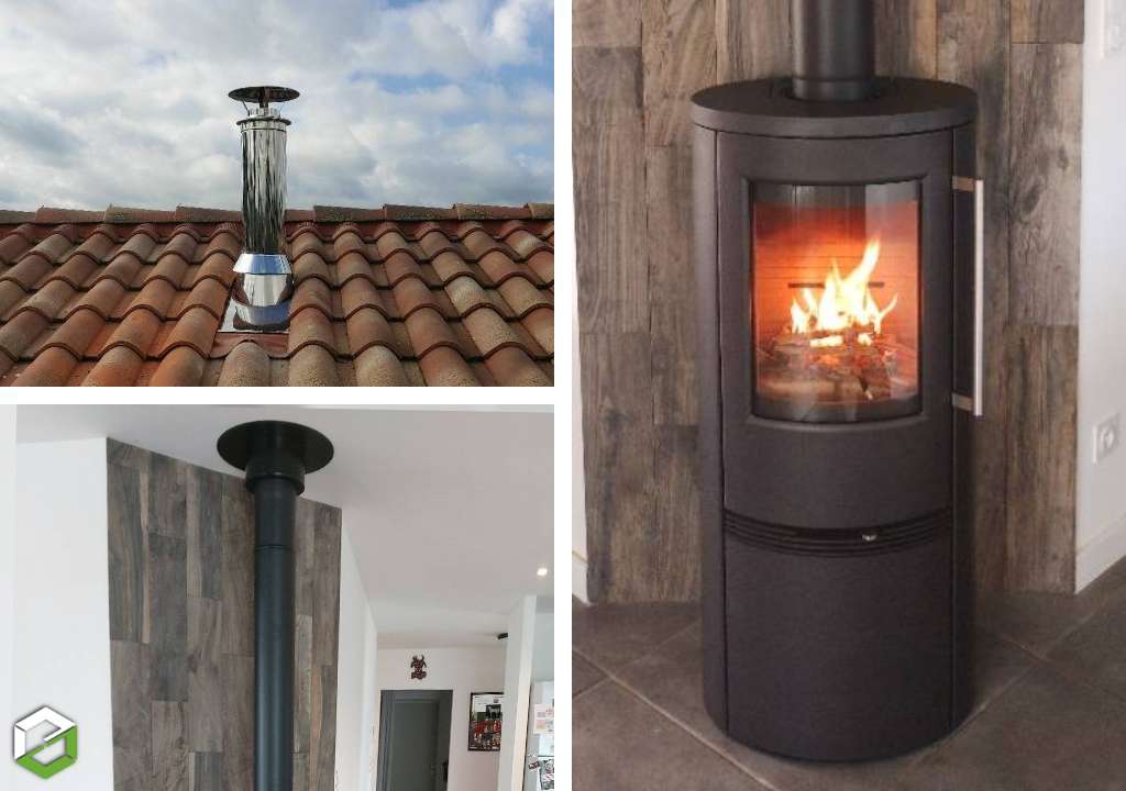 Vente, installation et mise en service d'un poêle à bois Termatech TT21 d'un puissance de 5kW  - RGE Qualibois