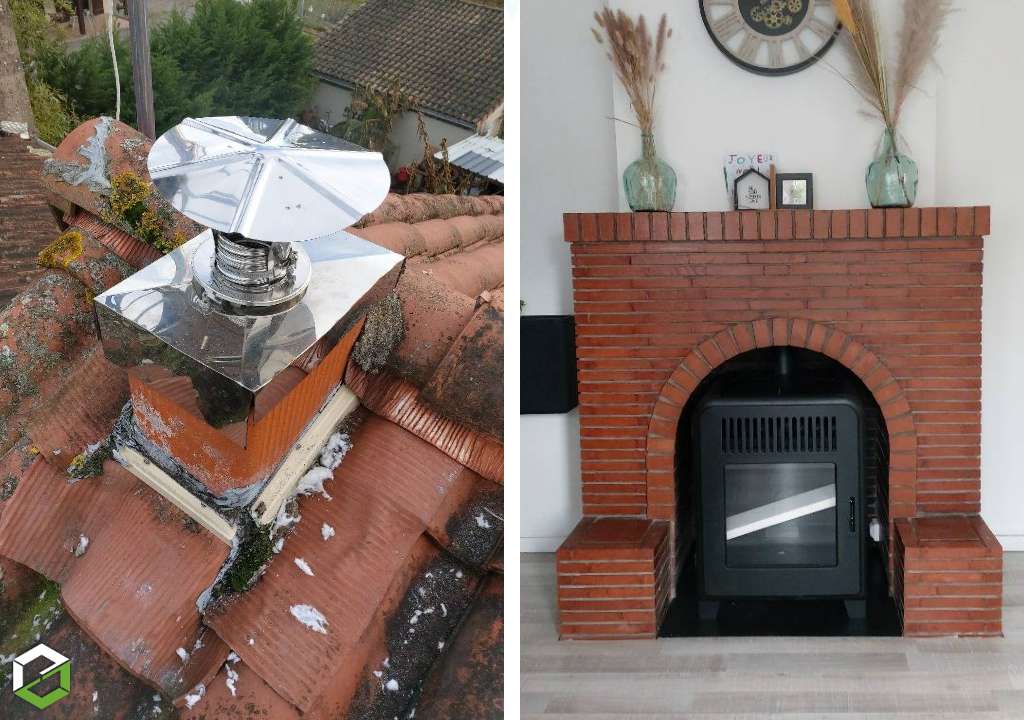 Consultez la chantier : vente, pose et mise en service d'un poêle à granulés de bois cute de la marque mcz de 8kw - rge qualibois