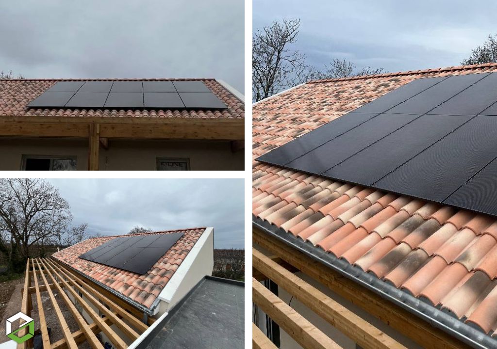 Consultez la chantier : installation de panneaux photovoltaïques de marque syrius