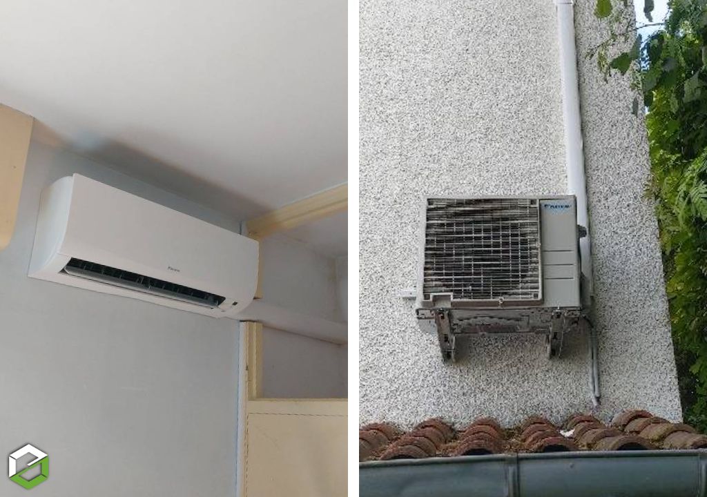 Installation et mise en service d'un monosplit DAIKIN