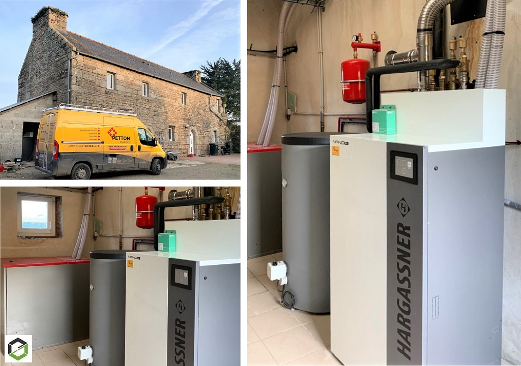 Consultez la chantier : rge qualibois -installation chaudiere a granulÉs de bois hargassner pour le chauffage et la production eau chaude sanitaire
