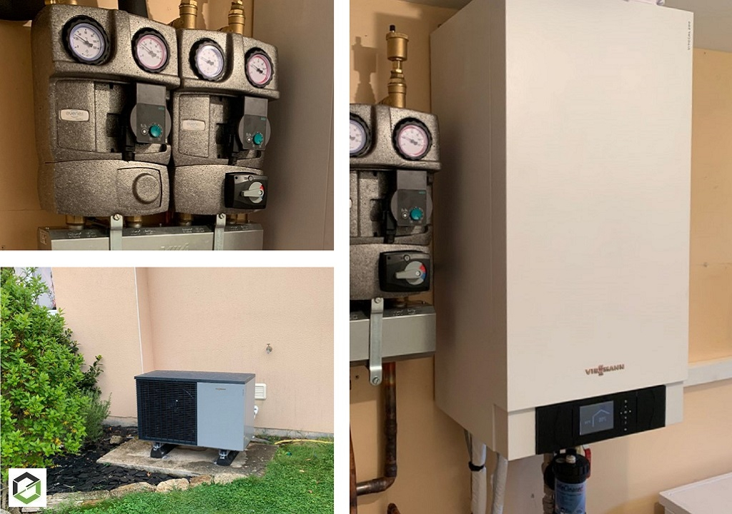Consultez la chantier : rge qualipac-installation pompe a chaleur viessmann 200 s pour le chauffage seul