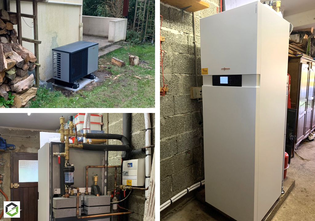 Consultez la chantier : rge qualipac-installation pompe a chaleur viessmann vitocal 222s moyenne temperature
