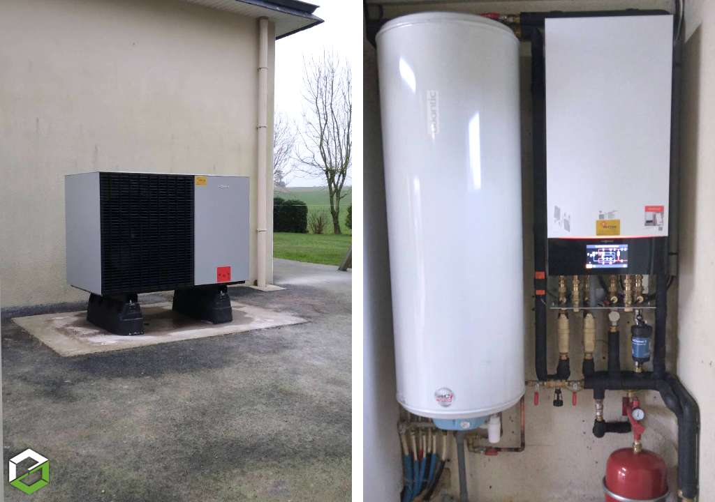 INSTALLATION D'UNE POMPE A CHALEUR VIESSMANN VITOCAL 150 A - Entreprise RGE